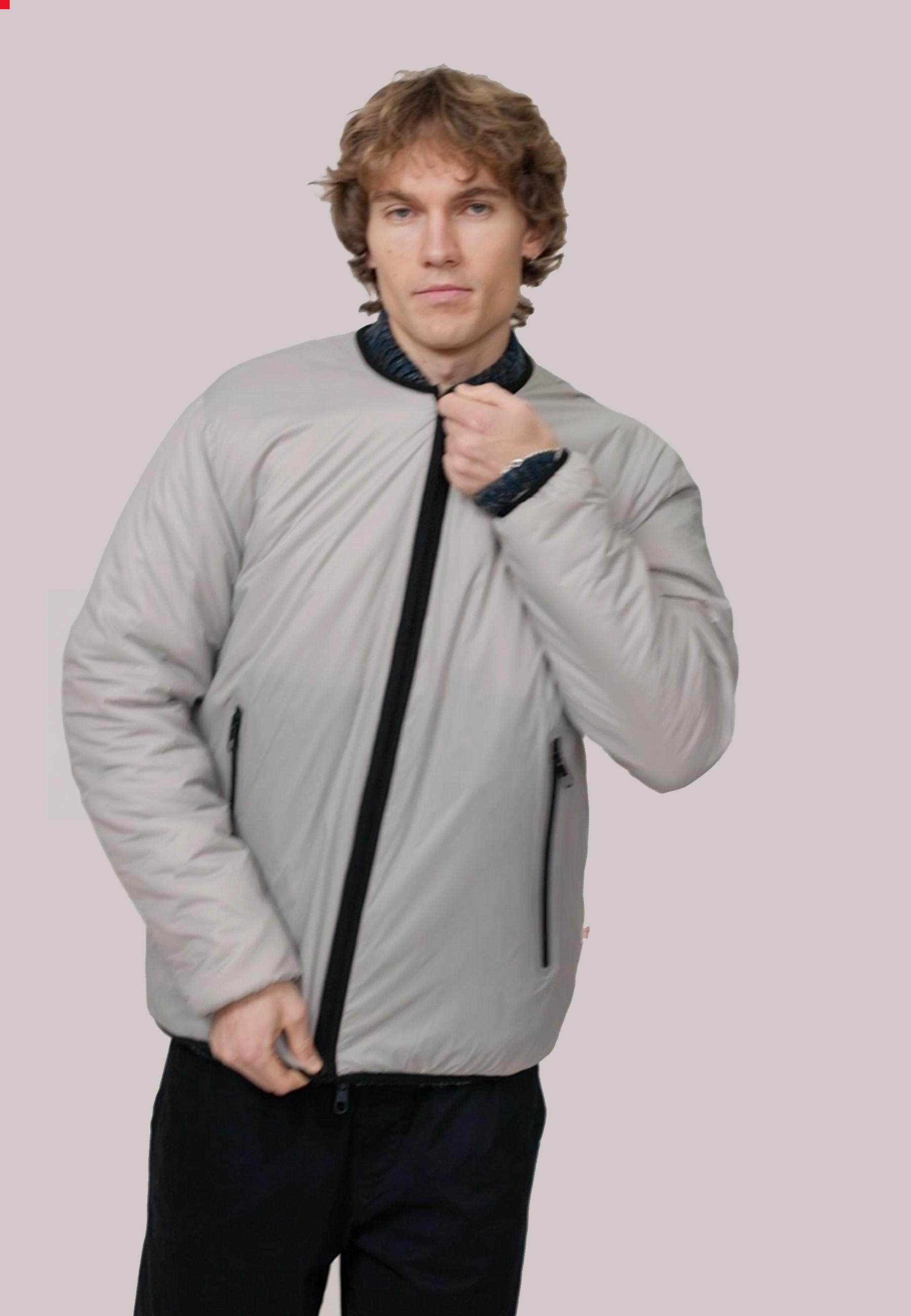 Revolution Allyear Grey Jacket Ganzjahres-Parka Herren grau